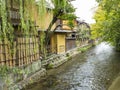 Gion Old Houses And Stream