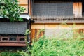 Gion shirakawa Japanese traditional street in Kyoto, Japan Royalty Free Stock Photo