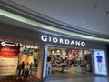 Giordano store at City Center Doha in Qatar