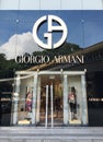 Giorgio Armani in Canton road, Hong Kong Royalty Free Stock Photo