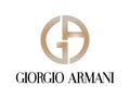 Giorgio Armani logo vector icon color editorial