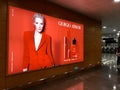 Giorgio Armani perfume advertisement Lightbox