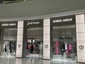 Giorgio Armani store at Place Vendome Mall in Lusail, near Doha, Qatar Royalty Free Stock Photo