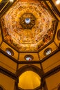 Vasari Fresco Jesus Last Judgment Dome Duomo Cathedral Florence Royalty Free Stock Photo