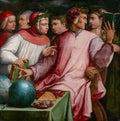 Giorgio Vasari, Six Tuscan Poets, 1569 Royalty Free Stock Photo