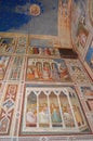Amazing Giotto fresco cycle in the Scrovegni Chapel, Padua Italy Royalty Free Stock Photo