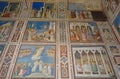 Giotto fresco cycle in the Scrovegni Chapel, Padua Italy