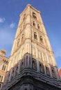 Giotto's bell tower (campanile), cathedral Santa Maria del Fiore (Duomo) , Florence Royalty Free Stock Photo