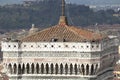 Giotto's bell tower with a view of the Duomo Royalty Free Stock Photo