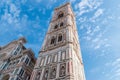 Giotto`s Campanile historical Old Town of FlorenceTuscany, Italy Royalty Free Stock Photo