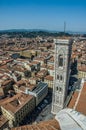 Giotto`s Campanile view from the top