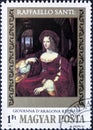 Giovanna d`Aragona, Duchess of Amalfi, by Raffaello Sanzio da Urbino Royalty Free Stock Photo