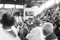 Giovanni D'Ercole at funeral for Ascoli Piceno, Italy earthquake victime