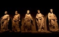 Giovanni Pisano, Sculptures facade Cathedral, Museo dell` Opera del Duomo, Siena, Italy, night