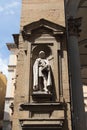 Giovanni Villani niche statue in the Loggia del Mercato Nuovo, Florence, Italy