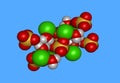 Gips molecular model