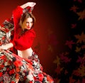 Gipsy dancer Royalty Free Stock Photo