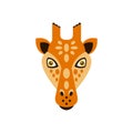 Giraffe African Animals Stylized Geometric Head
