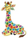 Giraffe drawing humor funny colorful