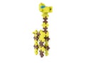 The giraffe figure is made of puzzle pieces