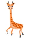 Giraffe Mascot Illustration