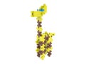 Giraffe puzzle figure