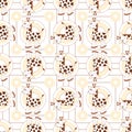 Giraffe seamless pattern