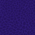 Giraffe skin color seamless pattern with fashion animal print for continuous replicate. Chaotic mosaic violet pieces on blue