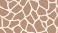 Giraffe skin pattern. Seamless vector background. Royalty Free Stock Photo