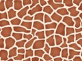 Giraffe skin print texture pattern seamless repeating brown burgundy white Royalty Free Stock Photo