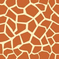 Giraffe skin seamless pattern