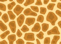 Giraffe skin, seamless vector background Royalty Free Stock Photo