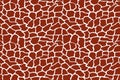 Giraffe texture pattern seamless repeating Royalty Free Stock Photo