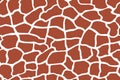 Giraffe texture pattern seamless repeating brown burgundy white Royalty Free Stock Photo