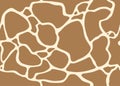 Giraffe texture repeating seamless pattern brown white Royalty Free Stock Photo