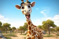 Giraffes fun essence captured in an engaging and lively animation