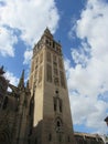 Giralda Bell Tower of the Seville Cathedral Royalty Free Stock Photo