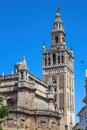 Giralda Bell Tower Seville Cathedral Spain Royalty Free Stock Photo