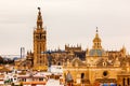 Giralda Bell Tower Spires Churches Seville Spain