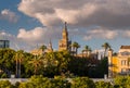 Giralda Spire Bell Tower of Seville Cathedral.