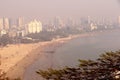 Girgaum Chowpatty Beach in Mumbai Royalty Free Stock Photo