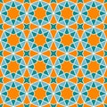 Girih seamless patter. Background with bright geometric vector pattern in islamic style.