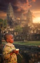 Girl at Angkor Wat