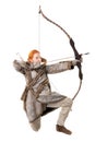 Girl archer Royalty Free Stock Photo