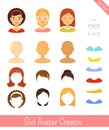 Girl avatar creator and female avatars