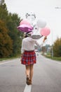 Girl with balloon Royalty Free Stock Photo