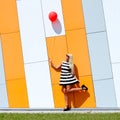 Girl with balloon