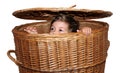 Girl in the basket