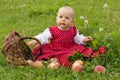 Girl and a basket