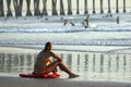 Girl on the beach Royalty Free Stock Photo